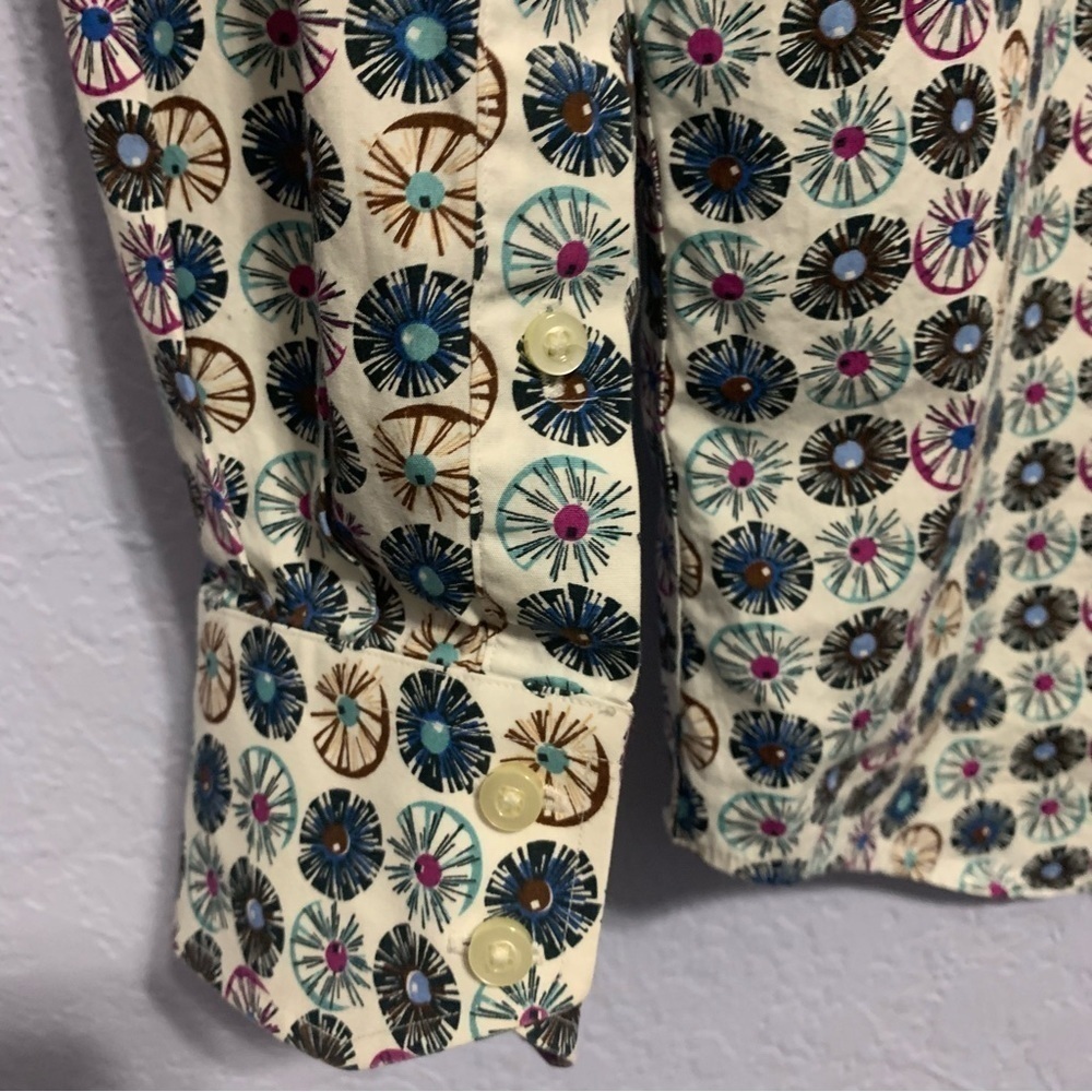 Thomas Dean Circles Long Sleeves Button Up Dress … - image 3